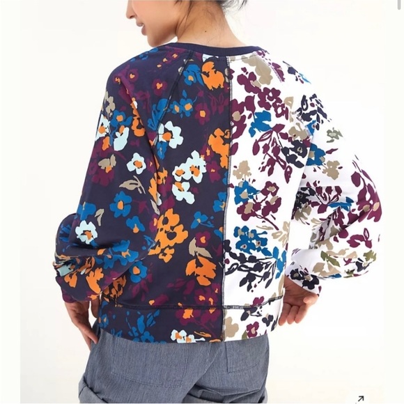 Maeve for Anthropologie Floral Sweatshirt - Picture 5 of 6